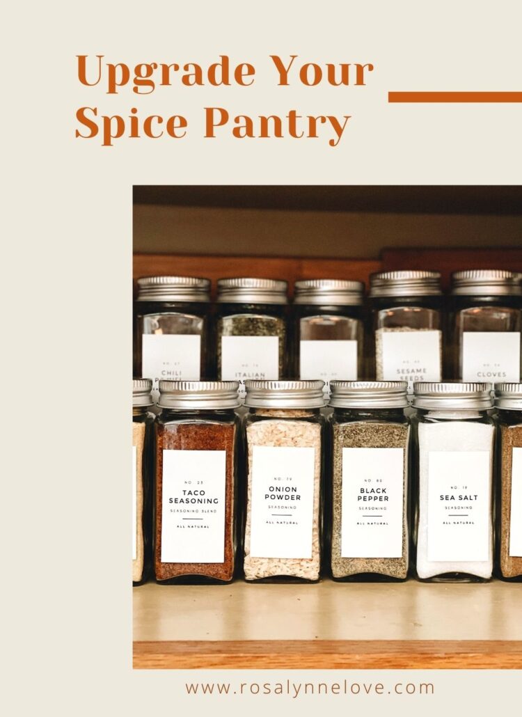 Spice Pantry Organization